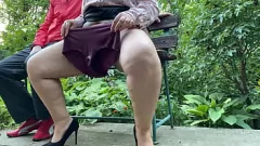 Afspelen Buitenbbw masturbatie met nat slipje en vuile panty geur